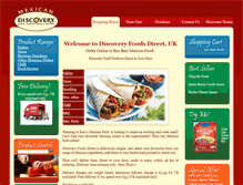 Tablet Screenshot of discoveryfoodsdirect.com
